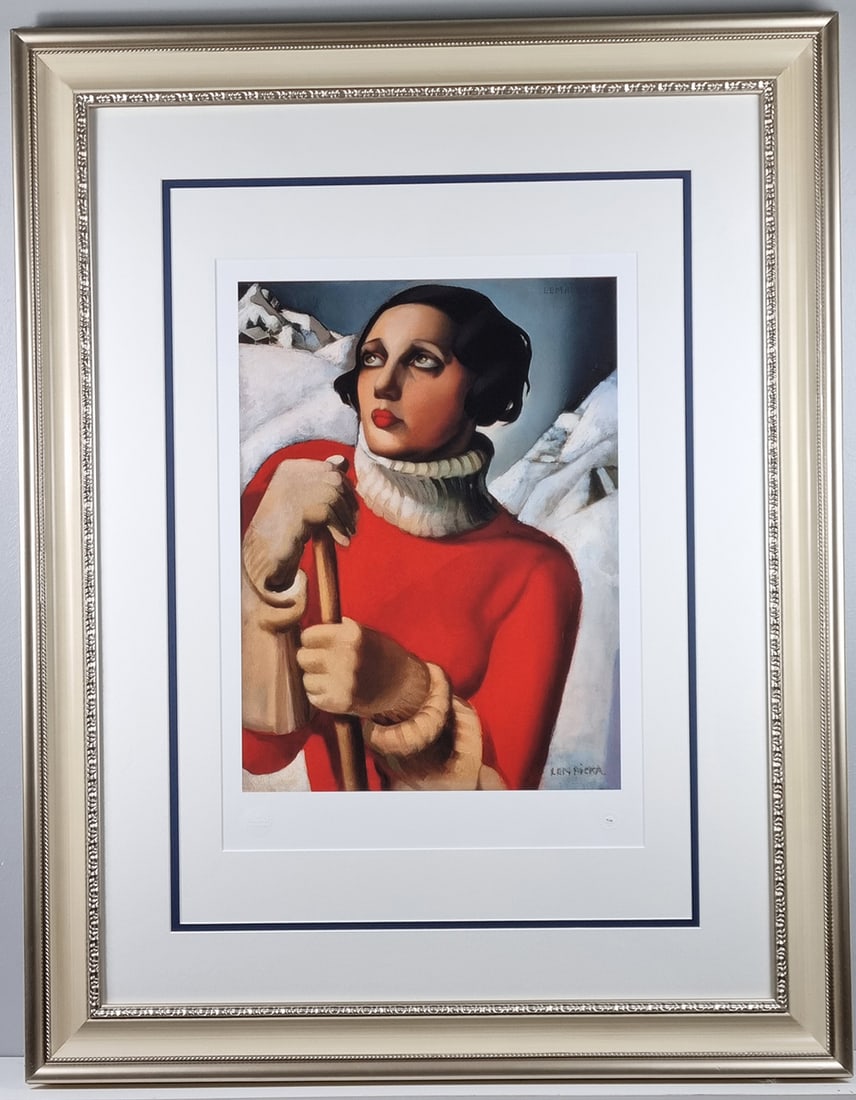 Tamara De Lempicka Limited Edition with Lempicka Estate (New York) Authenticated Certificate (1 of 8)
