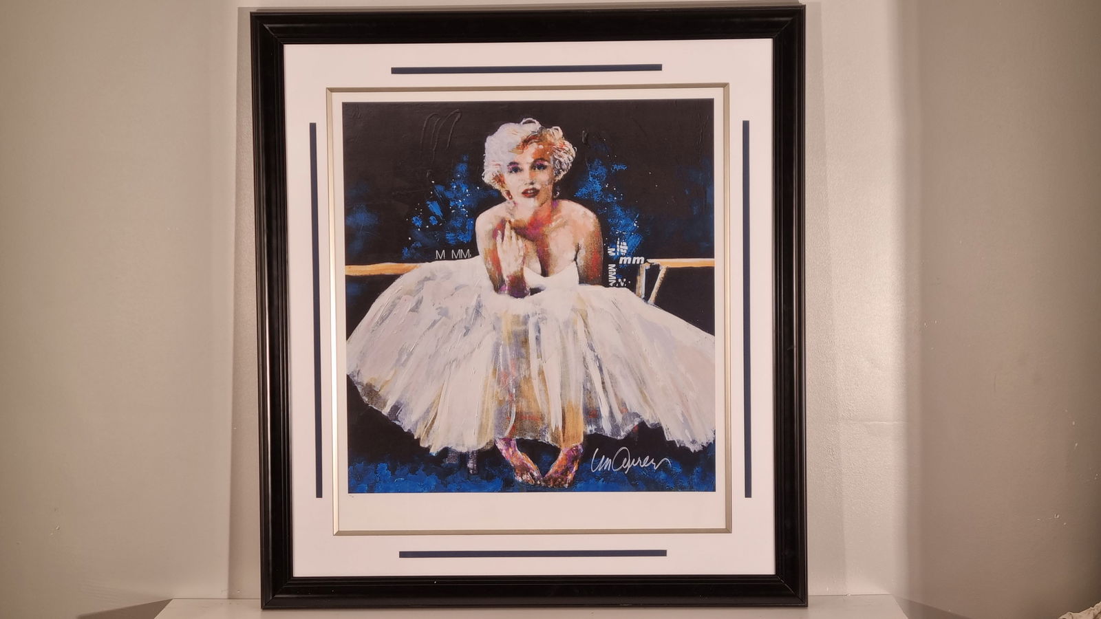 Sidney Maurer (1926-2017) Limited Edition Marilyn Monroe: Stunning limited edition by the late Sidney Maurer (1926-2017). One of only 95 published worldwide. Title: Iconic Reflections (Marilyn Monroe) with certificate signed Sidney Maurer in superb bespoke