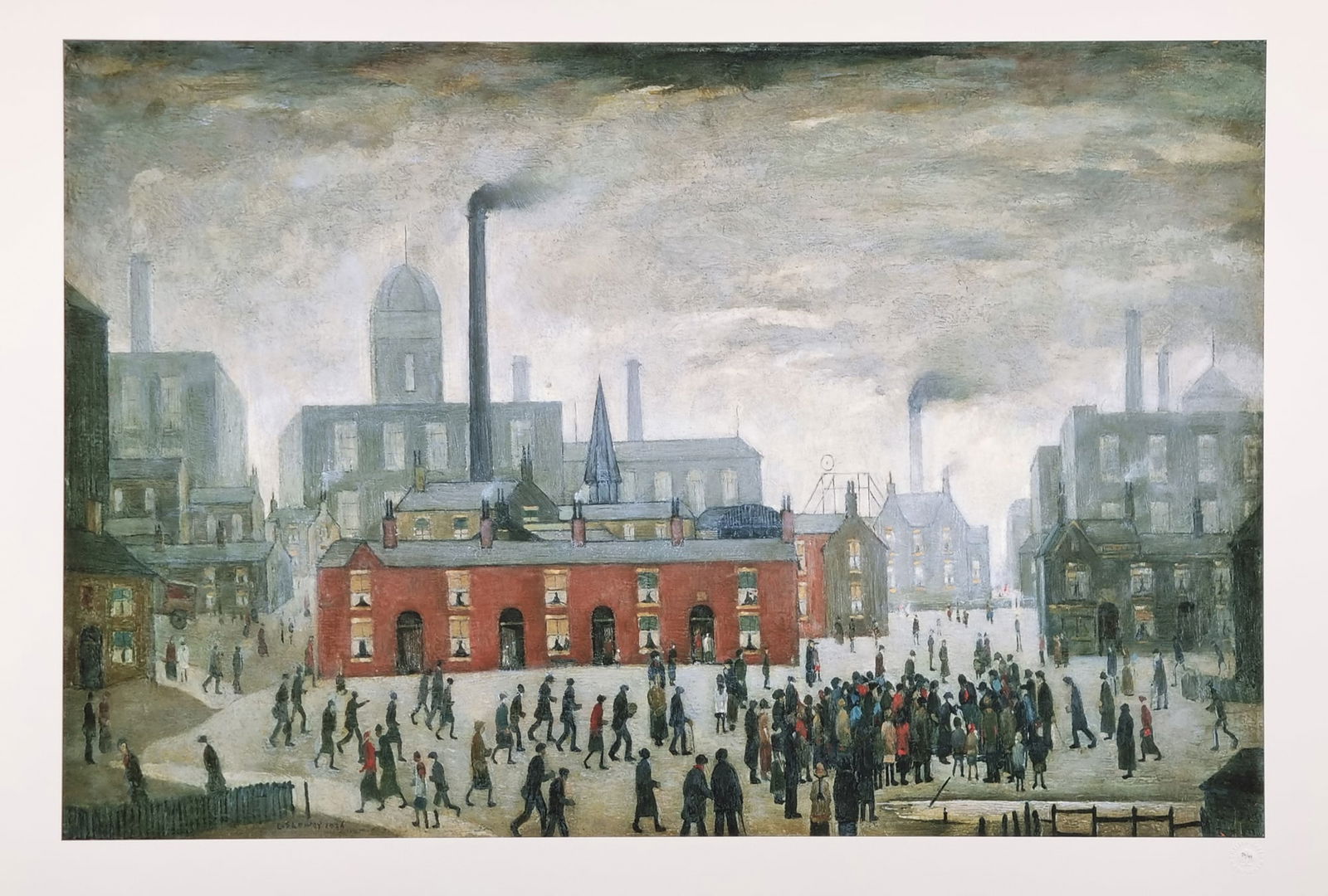 L.S. Lowry Limited Edition "An Accident" One of only 99 published (1 of 16)