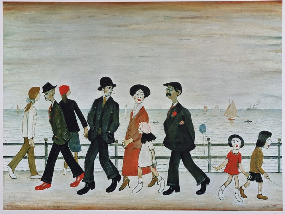 L.S. Lowry "On The Promenade" Limited Edition only 85 Published. (1 of 11)