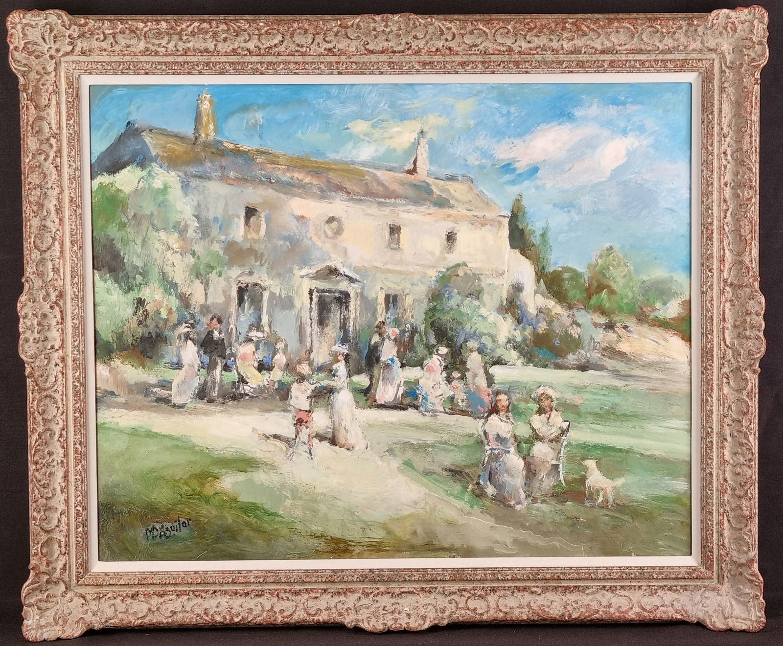 Baron Michael D'Aguilar (1924-2011) Original Oil Painting (1 of 11)