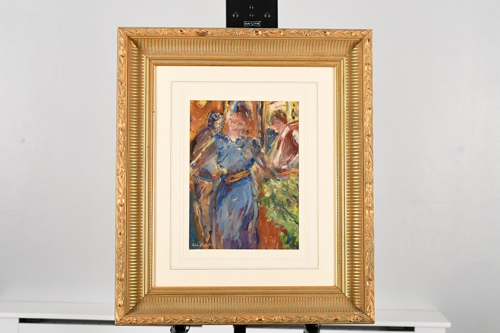 Picariello (Italian) original framed painting titled "Figura" (1 of 6)