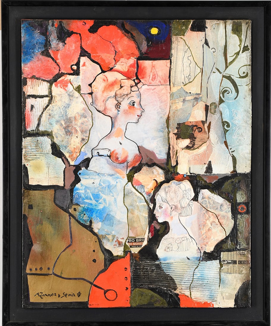 M. Zonner Semita Signed Original Mix Media (1 of 15)