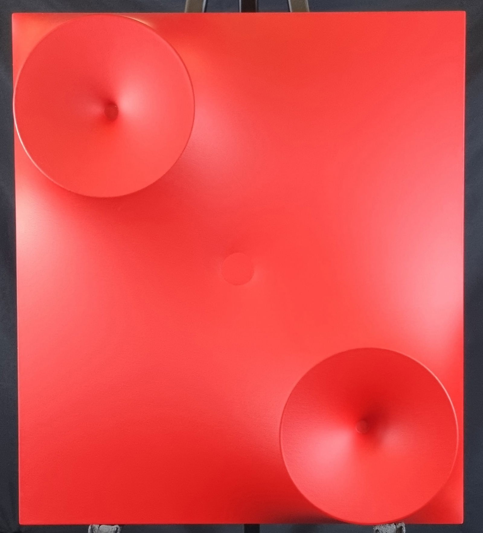 Giampiero Malgioglio, "Red, Red, Red", Original Art Installation on Canvas. (1 of 9)