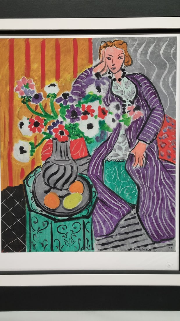 Henri Matisse Rare Limited Edition ("La Robe Violette Et Anemones") - 2