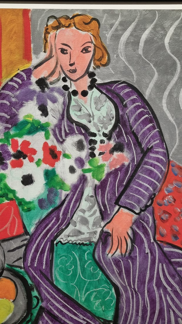 Henri Matisse Rare Limited Edition ("La Robe Violette Et Anemones") - 5