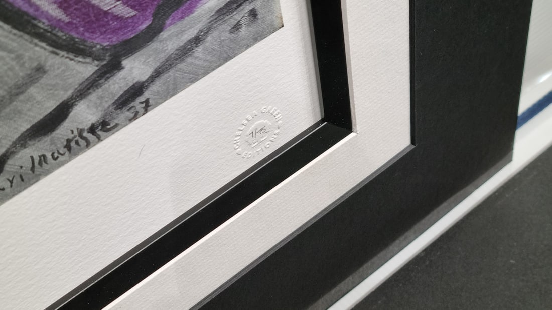 Henri Matisse Rare Limited Edition ("La Robe Violette Et Anemones") - 7