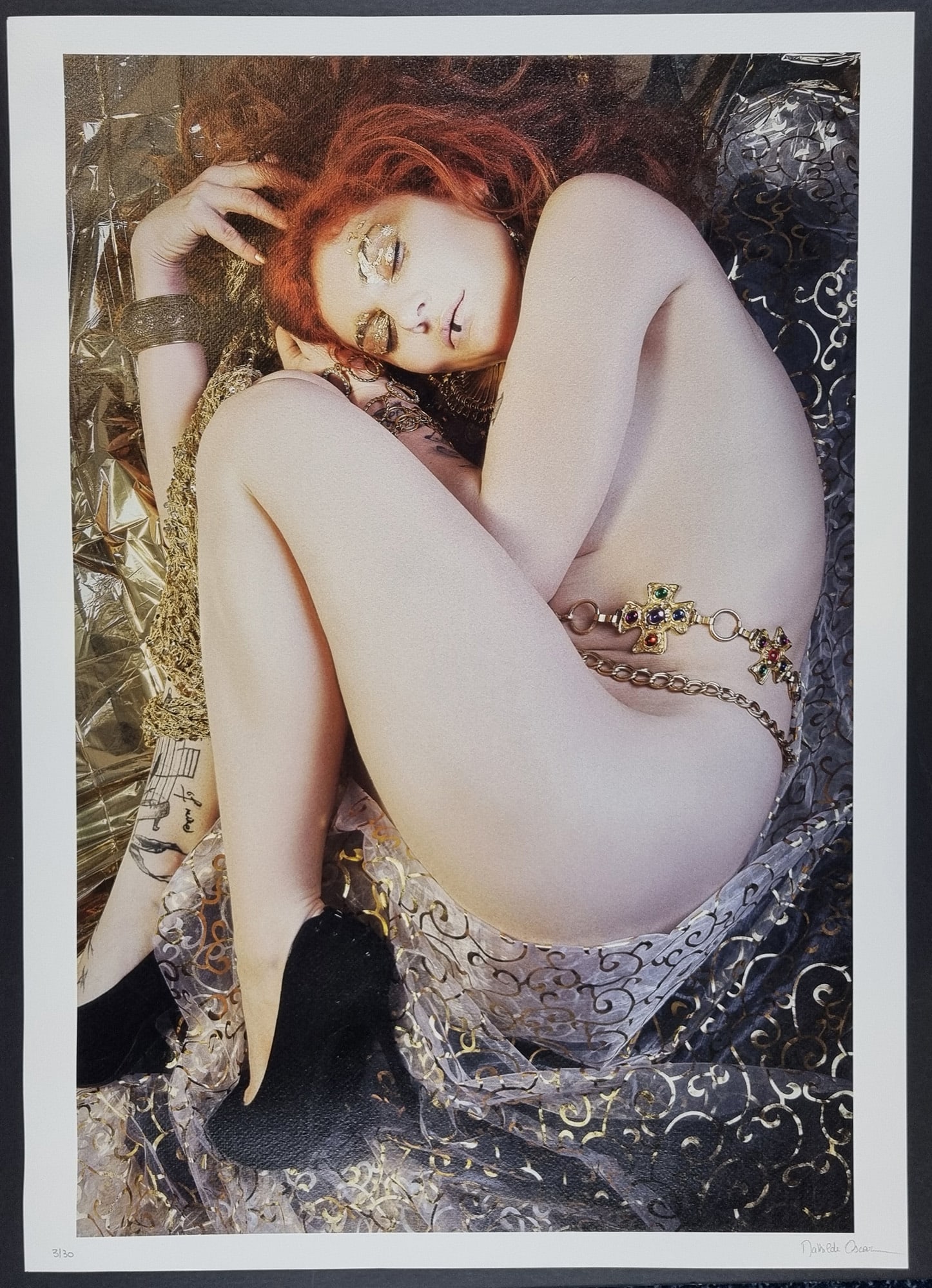 Mathilde Oscar Serigraph Signed Limited Edition No. 3/30: Mathilde Oscar serigraph limited edition signed by the artist lower right. Number 3/30. Condition is mint. . H: 70cm W: 50cm D: 1cm