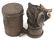 German WWI gas mask with canister