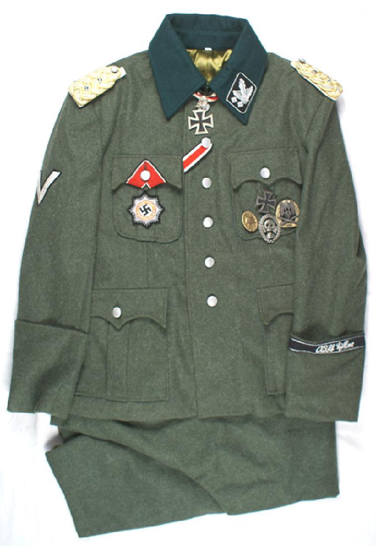 Reproduction display WaffenSS Sepp Dietrich uniform