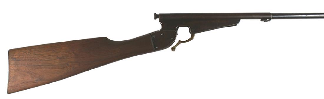 Hamilton Model No. 15 single shot rifle: M-026 Hamilton Model No. 15, 22 long, single-shot rifle. Open sights, 8" bbl. No. serial number. Made between 1898 and 1945. Excellent condition. (No New York State Sales. Federal and New York State l