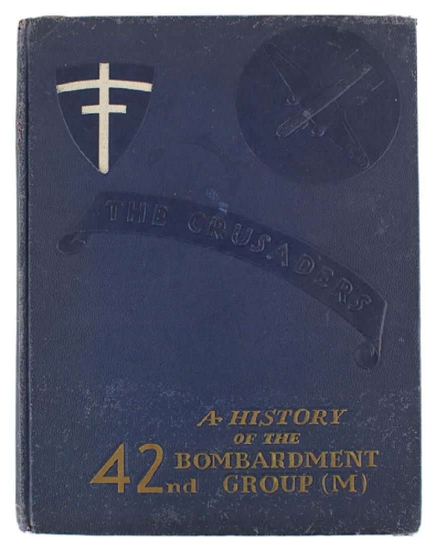 US WWII book 42ND BOMBARDMENT: I-029 "THE CRUSADERS - A HISTORY OF THE 42ND BOMBARDMENT GROUP (M)". Published in 1946. An excellent pictorial presentation of combat operations, flight and ground crews as well as wartime daily life.