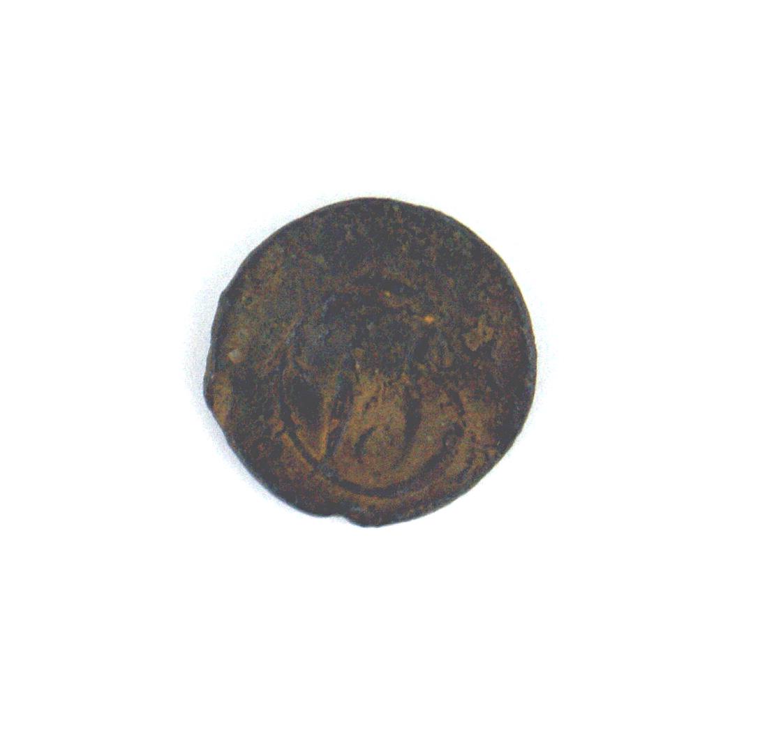 US War of 1812 Light Dragoon button: K-026 U.S. War of 1812 Light Dragoon pewter button - from an old northern New York State collection. Probably excavated. Identified and numbered using the "RECORD OF AMERICAN UNIFORM AND HISTORICAL BU