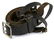 Early German WWII SS black leather belt and cross strap