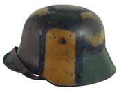 German WWI M1916 camouflage helmet