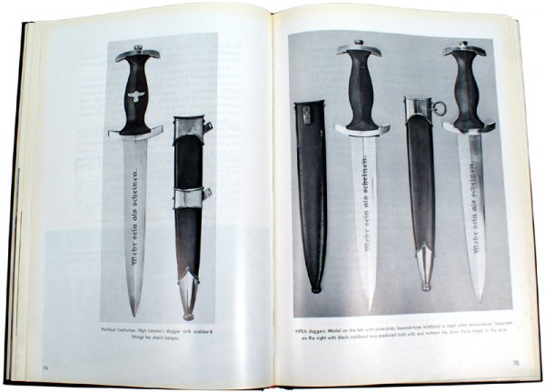 German WWII dagger reference book: The Daggers and Edged Weapons of Hitler's Germany" by Ltc. James P. Atwood. Published in 1970, this photo illustrated reference represents the first serious attempt of presenting information on the to