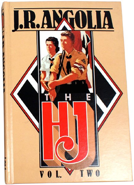 "THE HJ" volume II book Hitler Youth: THE HJ" volume II by J. R. Angolia. Published in 1972. An intensive photo illustrated presentation of the specialist branches of the Hitler Youth Corps and their uniforms, headgear, medals/badges, fla
