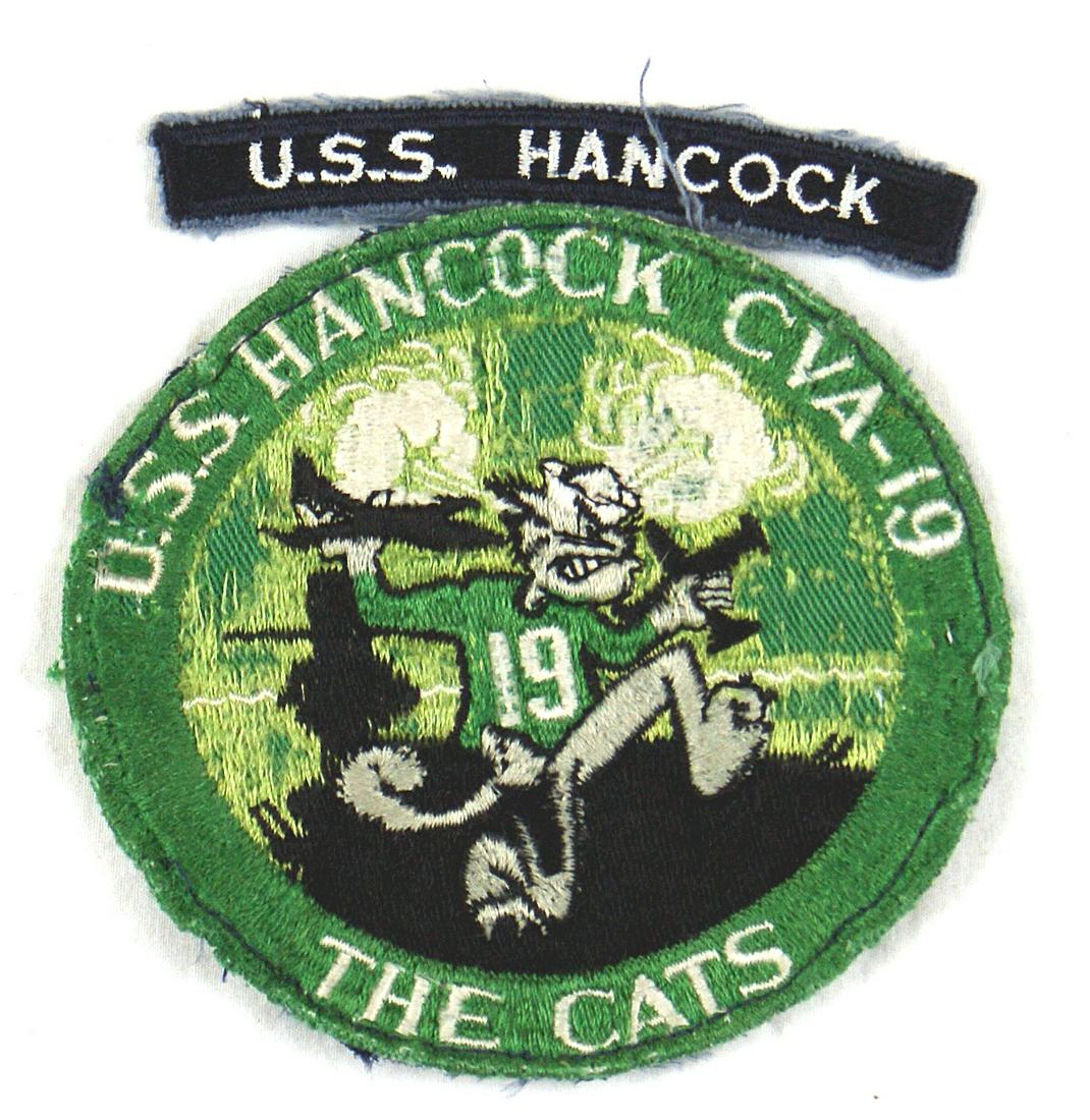 USS Hancock lot photo plaque etc Barnebys