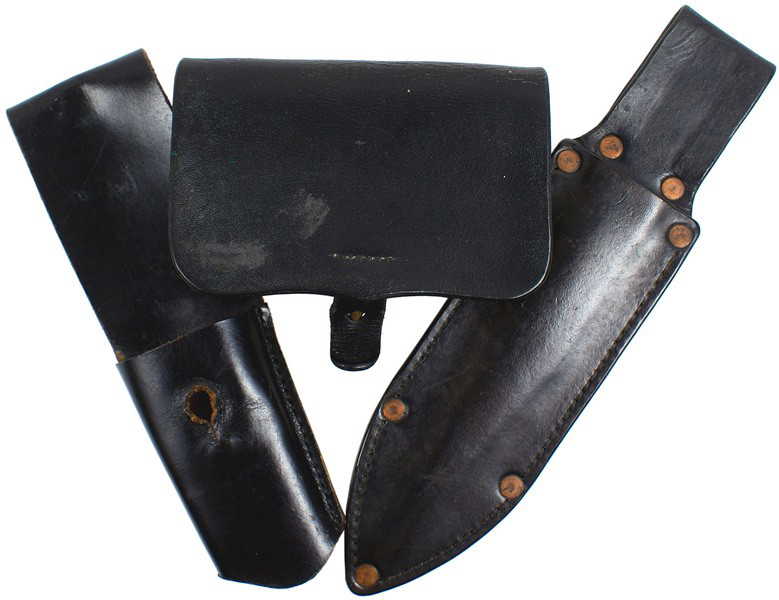 163 Reproduction Civil War leather goods