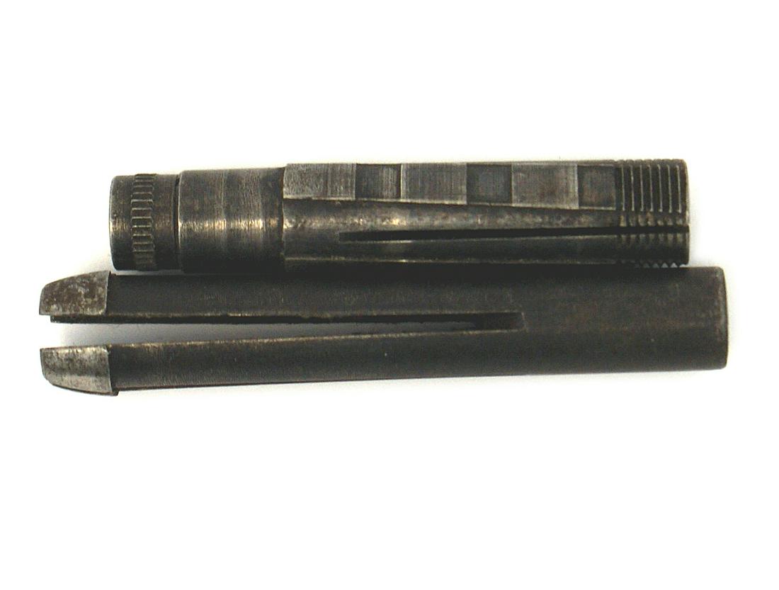 US M1 Garand lot cleaning tools: M-080 Lot of 2 US M1 Garand "pull thru and thong" cleaning tools. II+