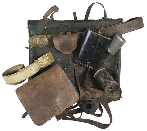 111 Attic Find Civil War Lot Knapsack Belt Gar Etc Jun 01 2012 Mohawk Arms Inc In Ny