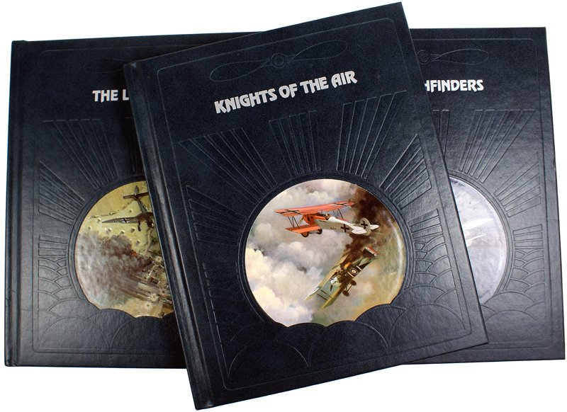 Lot of 3 Time-Life Books Air Force: I-81 Lot of 3 1982 "EPIC OF FLIGHT" Time-Life Books: (1) "KNIGHTS OF THE AIR". 1982 publication by Ezra Bowen. A presentation of the airplane as a weapon in WWI. Includes photos of aircraft in action,