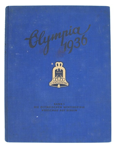 Adolf Hilter library book Die Olympischen Spiele 1: A-22 The following offering of an original Adolf Hilter library book was obtained by an American Major in Berlin, in May 1945. Heading the 713th MP Battalion, he and his French counterpart, Capt. V. Z