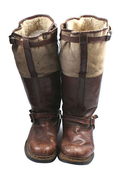 German WWII Luftwaffe flight boots: N-77 German WWII Luftwaffe flight boots. Approximate size 11. II