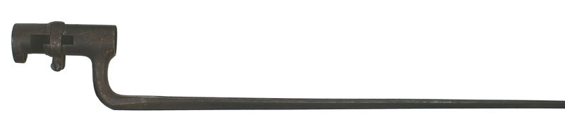 U.S. 45/70 socket bayonet: D-108 U.S. 45/70 socket bayonet. Darkened-should be cleaned. Marked "US". II-