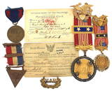 Spanish American War Medal Grouping
