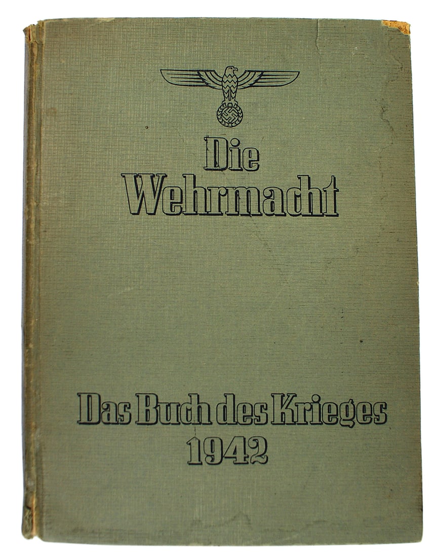 German WWII 1942 pictorial Die Wehrmacht: I-010 German WWII 1942 pictorial "Die Wehrmacht". Includes photos of the 1941 - 1942 winter campaign in Russia, Spring operations, the U-boat campaign, Japan in the Pacific, operations in North Africa