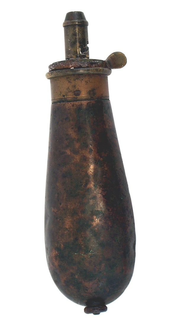 Antique bag shape flask Colt accessory (1 of 2)