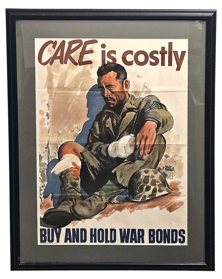 US WWII poster CARE IS COSTLY (1 of 1)