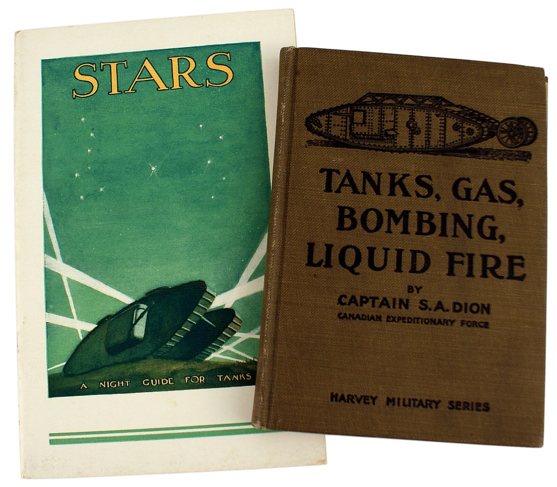 Lot of 2 books tanks 1917 1918 (1 of 1)