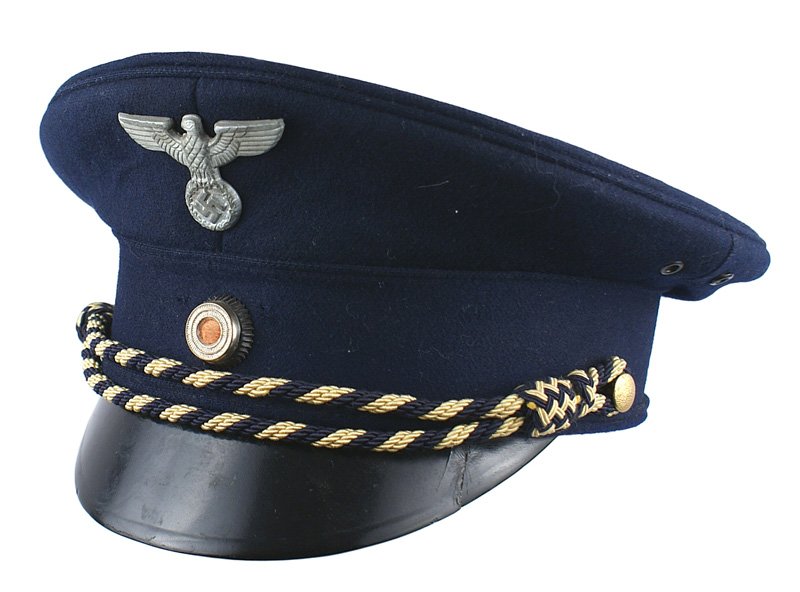 German WWII Reichsbahn peaked cap