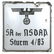 German WWII SA enameled building sign