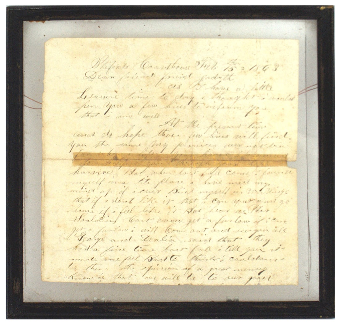 Civil War lot 1862 letters Harpers Ferry etc (1 of 2)