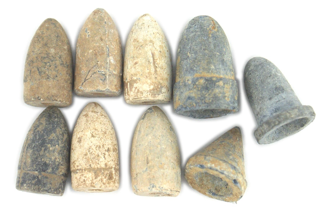 Lot Civil War pistol bullets Shaler (1 of 1)