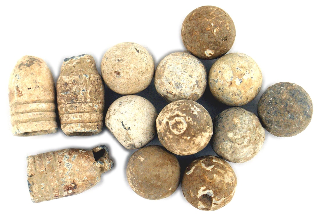 Civil War Minie balls lead shot lot (1 of 1)