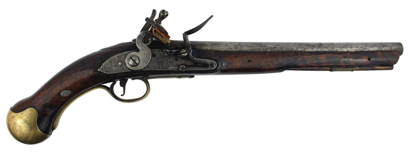 British pre American Revolution flintlock pistol (1 of 3)