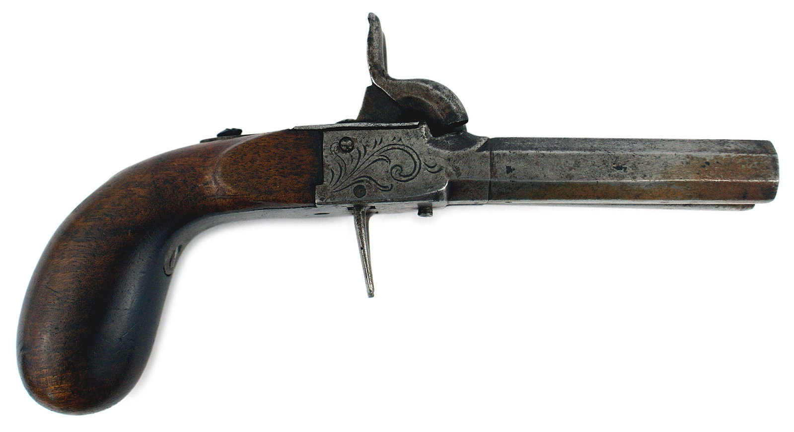 Belgian double barrel percussion pistol (1 of 3)