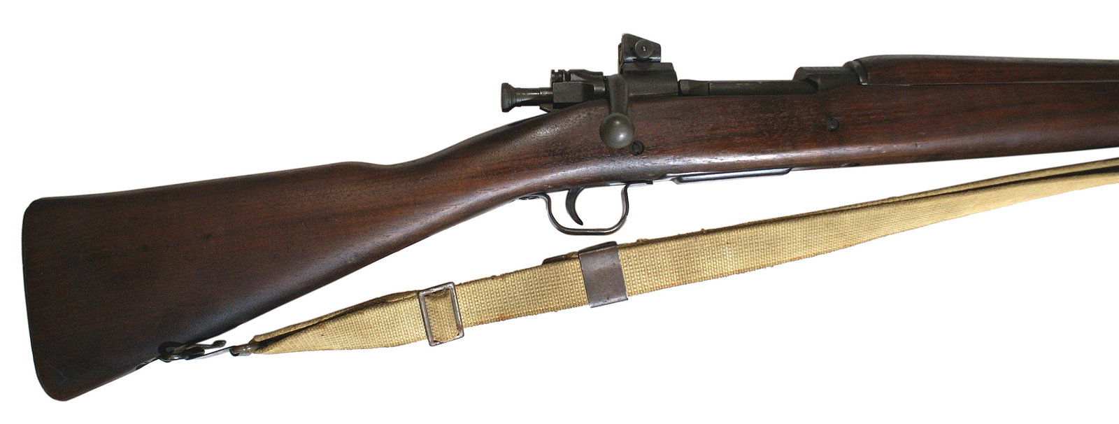 Remington 1903-A3 30-06 rifle: M-027 Remington 1903-A3 30-06. SN#3764713. Receiver Marked "U.S. Remington 03-A3". Safety and magazine cutoff works as expected. Rear peep sight with hooded blade front sight. Hood is marked with "U.S