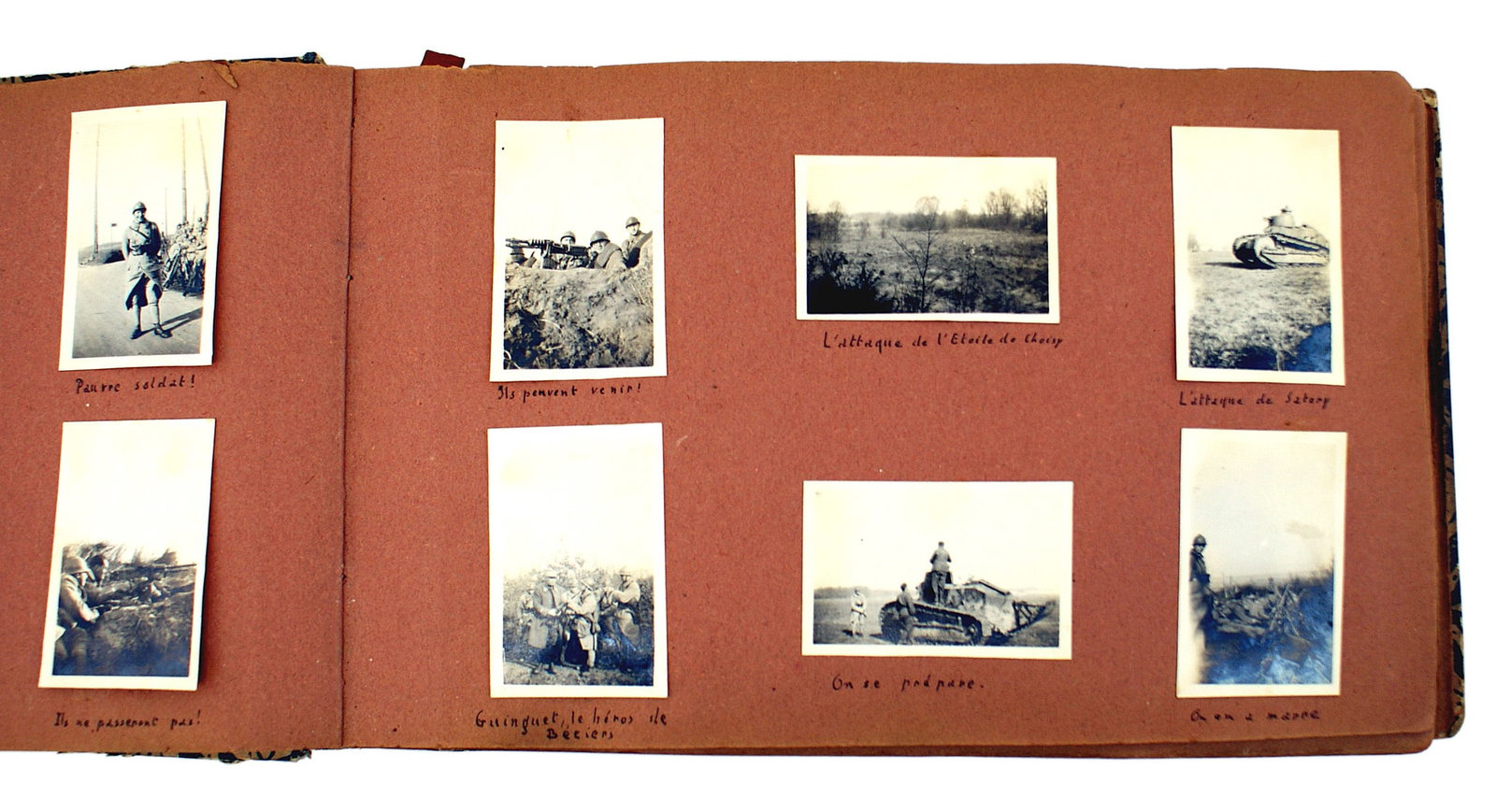 French 1930s photo album Army MG crews (1 of 4)