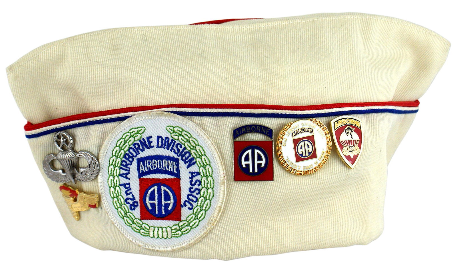 US post WWII parade overseas cap 82nd Airborne (1 of 3)