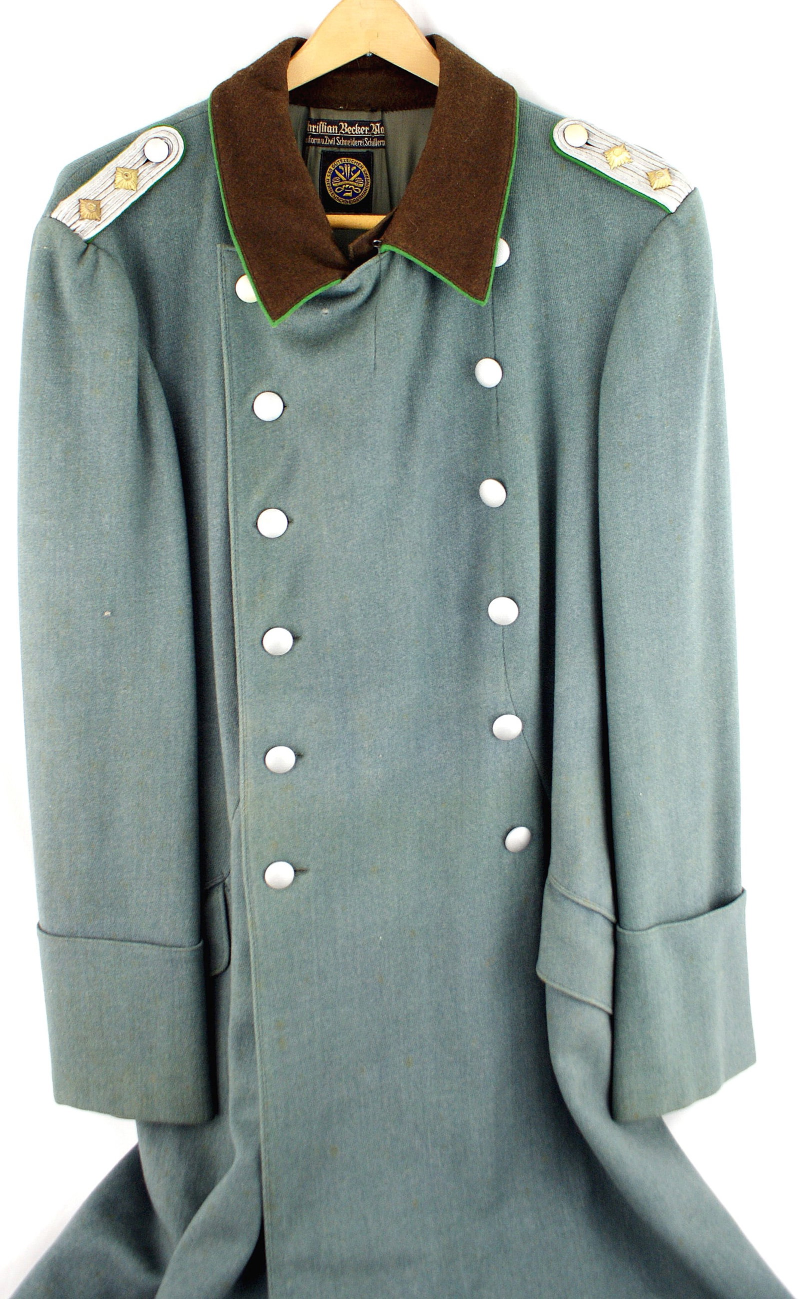 German WWII Police Oberleutnant overcoat (1 of 2)
