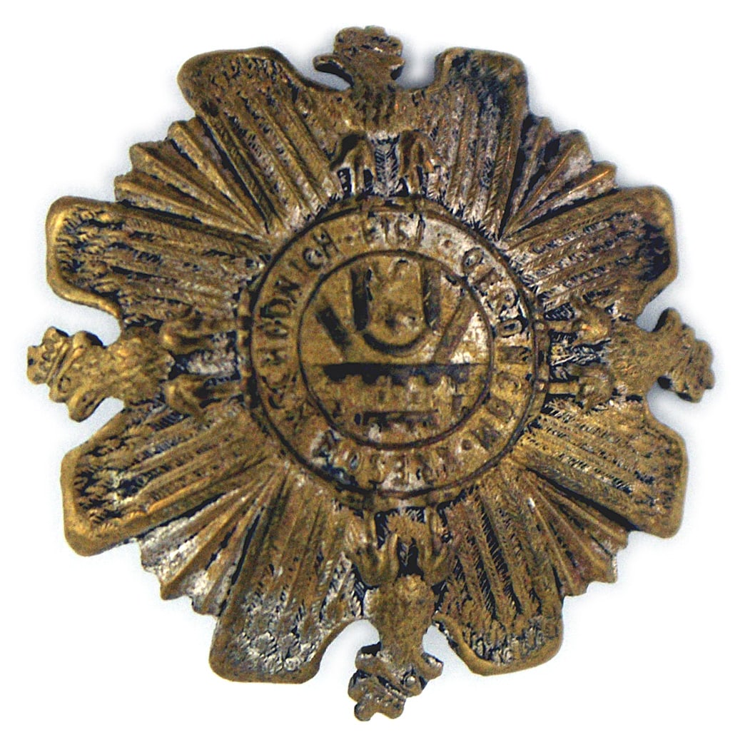 Poland Orleta Eaglettes Silver Cross: B-181 Poland. Orleta (Eaglettes) Silver Cross. Awarded to the school children who helped in the defense of LWOW Voivodeship in 1919. Convex form with four crowned eagles and gilt rays surrounding the 