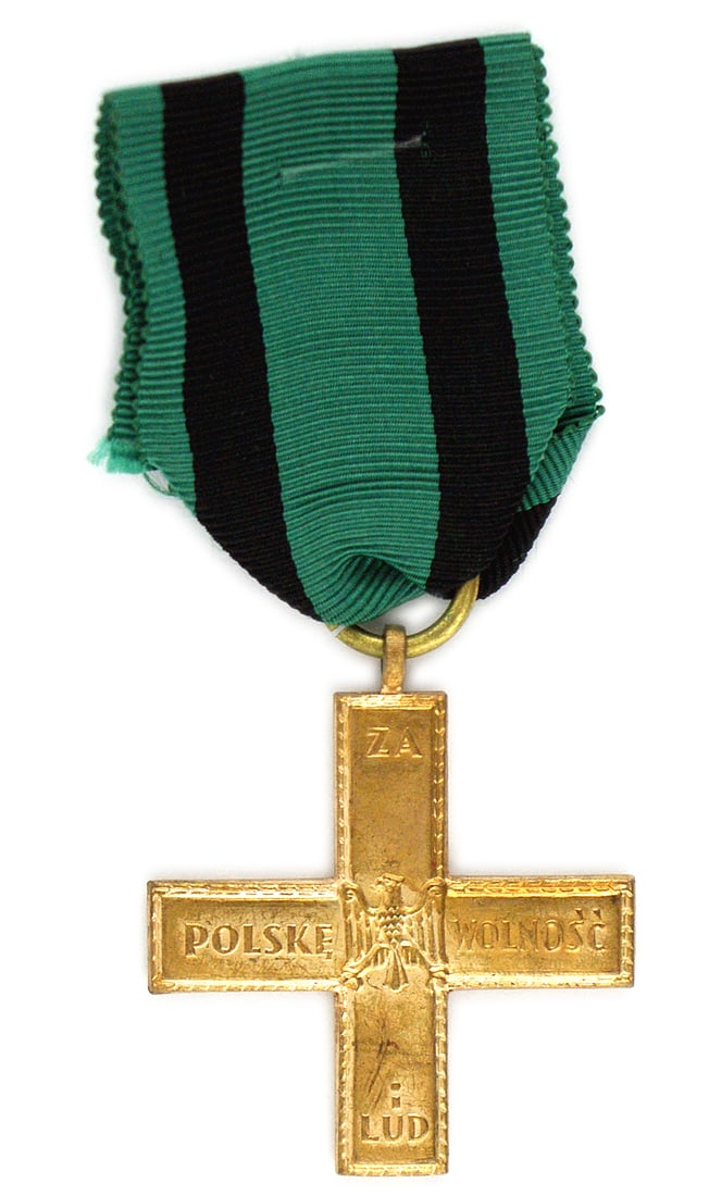 Poland WWII Partisan Cross Gold (1 of 2)