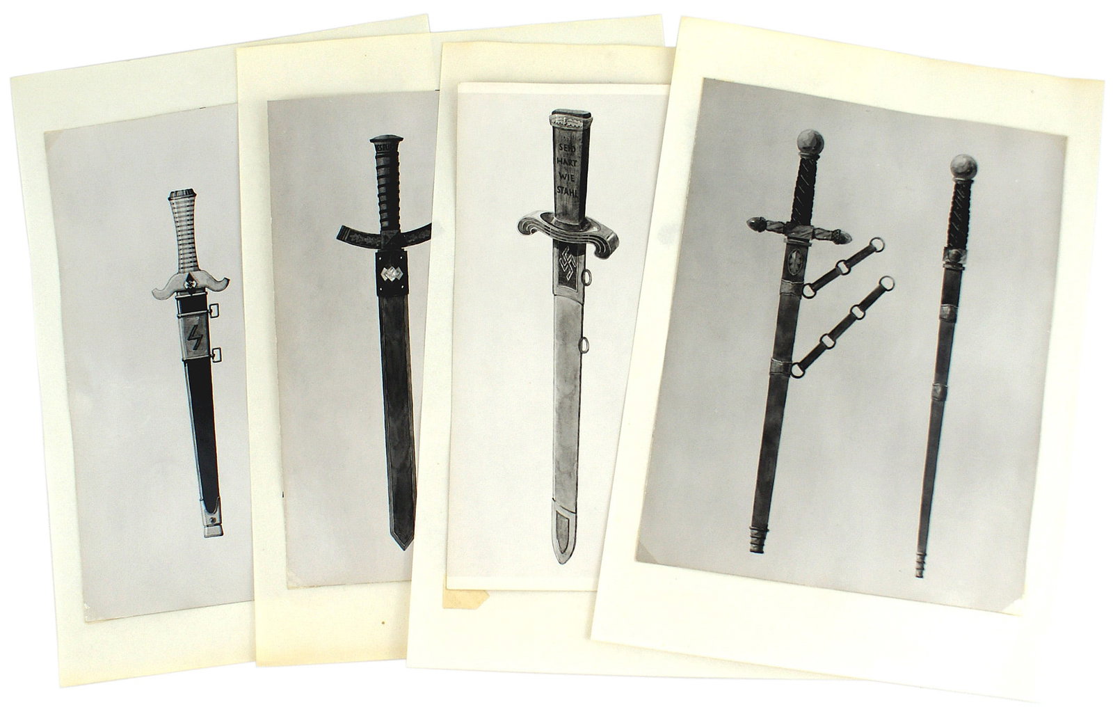 Album of German WWII prototype daggers rare (1 of 2)