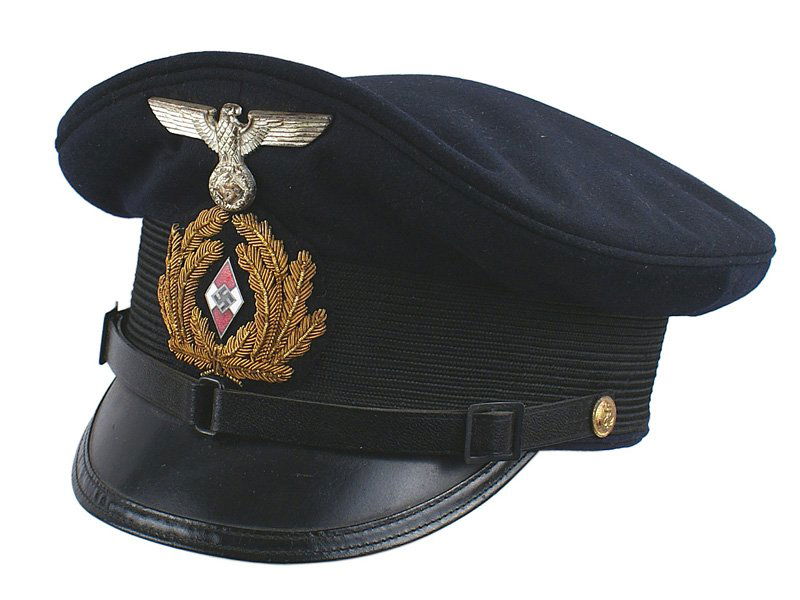 Hitler Youth Marine HJ Leader peaked cap