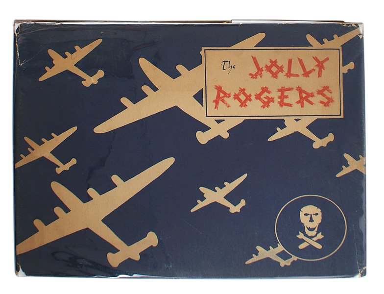 U.S. WWII unit history book Jolly Rogers: I-36 U.S. WWII unit history book: "The Jolly Rogers". History of the 90th Bombardment Group. Original 1944 publication. Includes action photos, air crews, camp life and USO visitors. Rare. 112pp. II